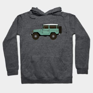 fj40 Land Cruiser green Hoodie